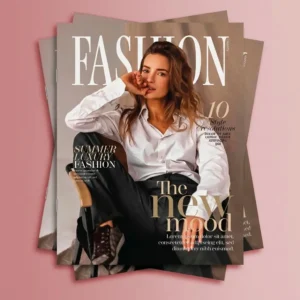 Revistas impresas con encuadernación grapada